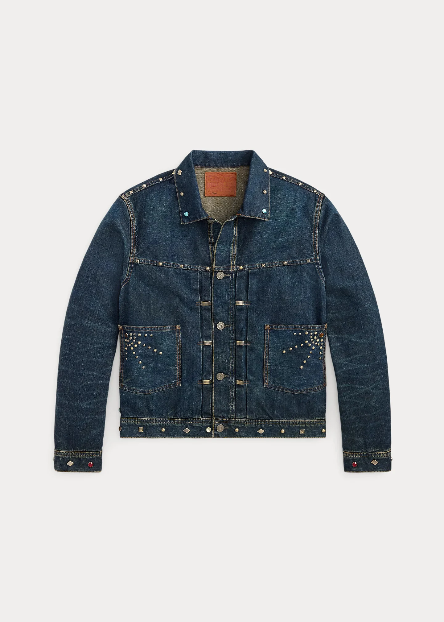 Ridgewood Studded Denim Trucker Jacket - 1