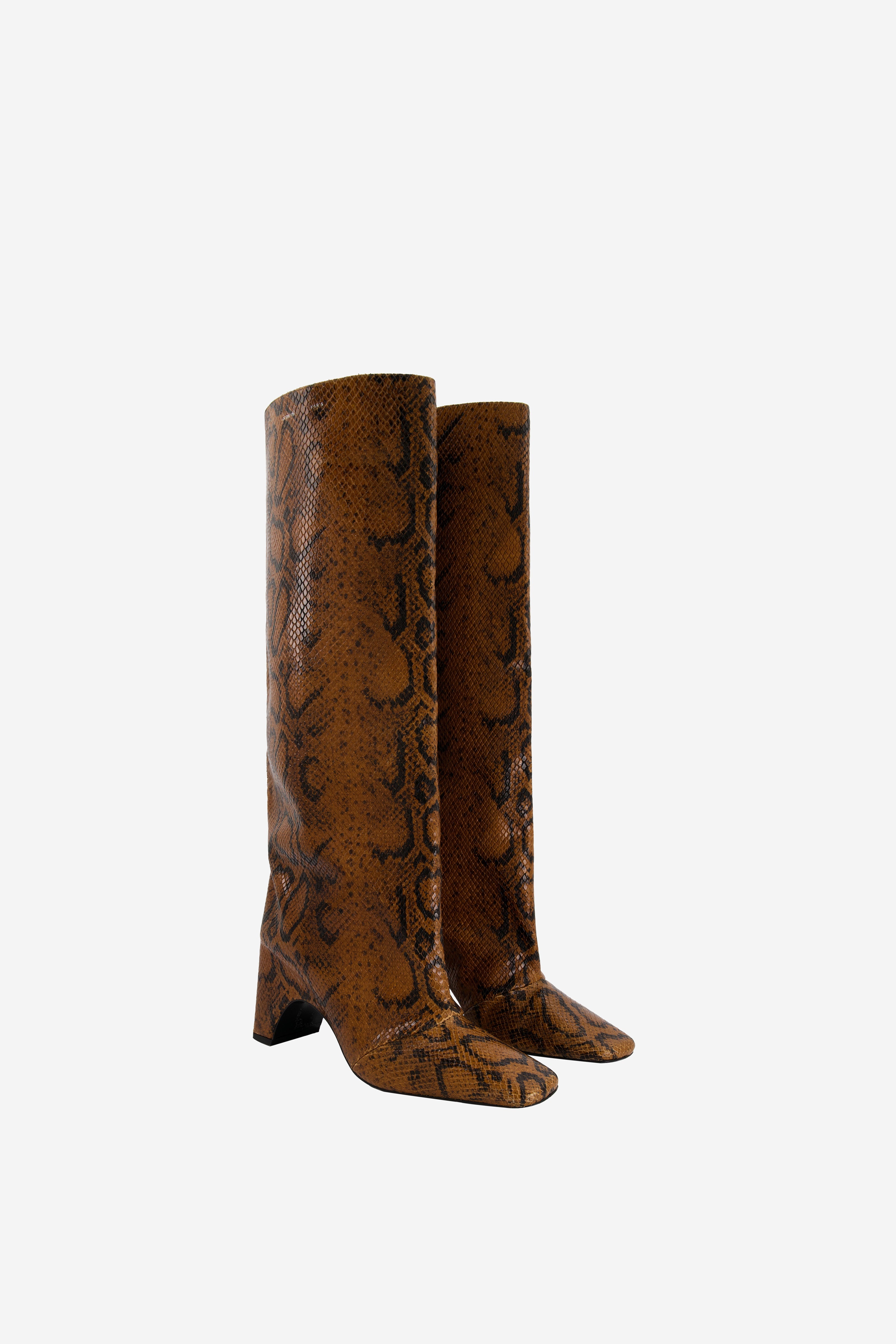 Snake Print Bridge Boot - 2