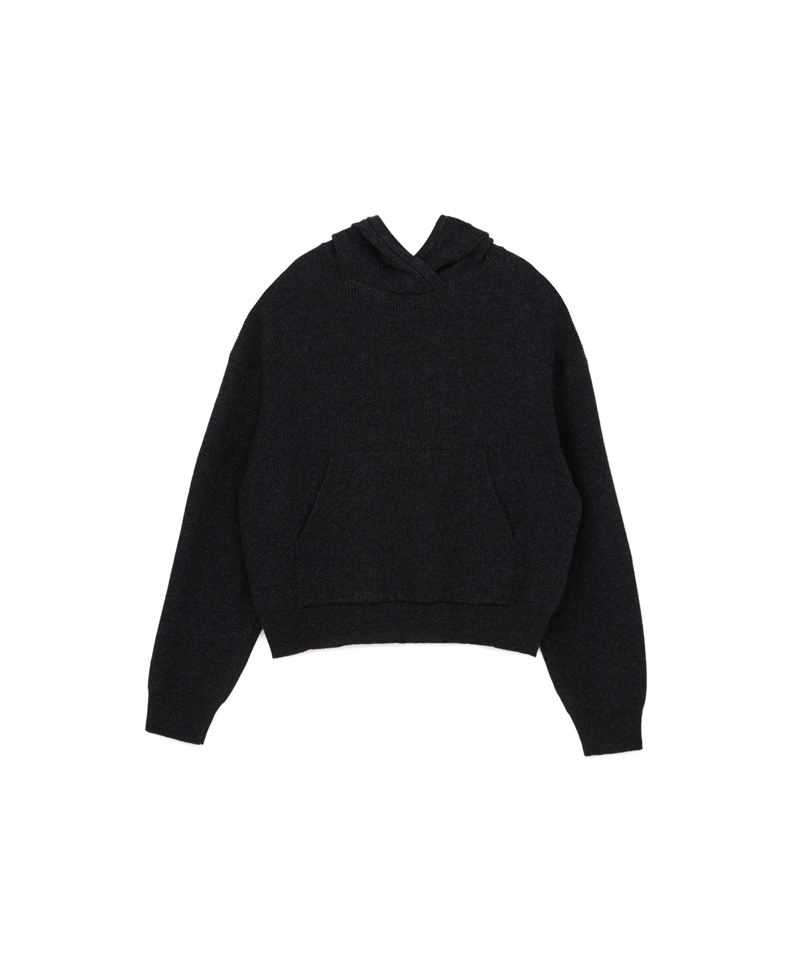 MOG - Cashmere blend hoodie - Graphite - 1