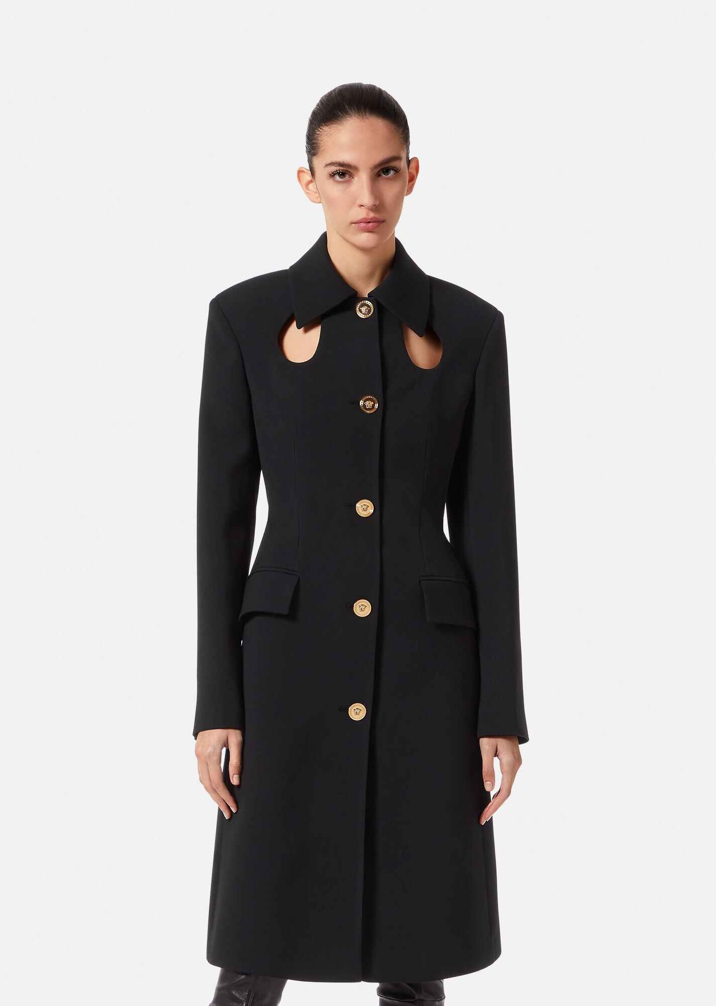 Medusa Cutout Coat - 3