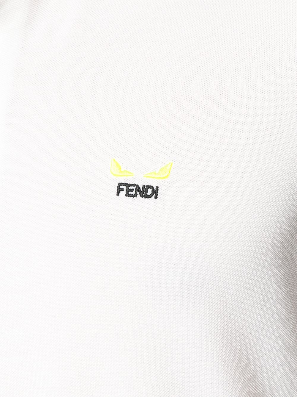 embroidered logo polo shirt - 5