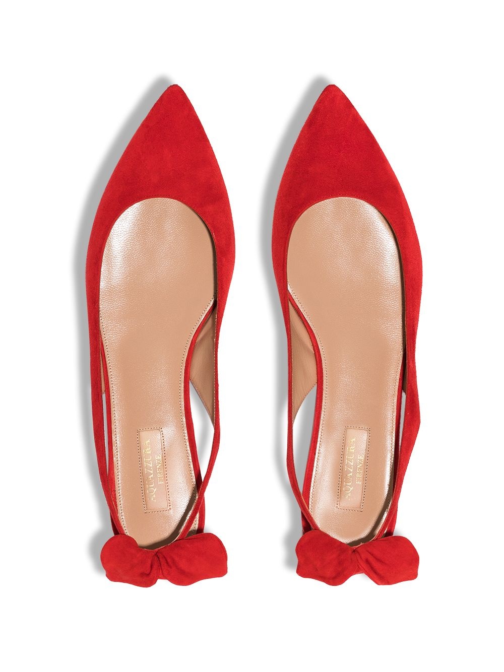 Bow Tie suede ballerinas - 3
