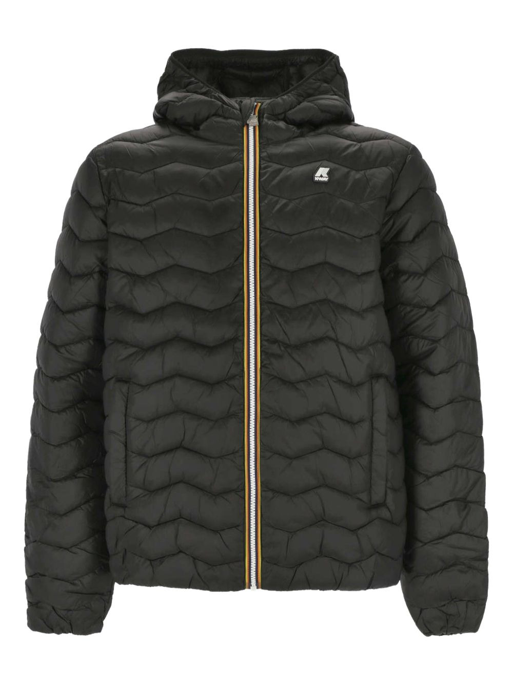 quilted hooded jacket - 1