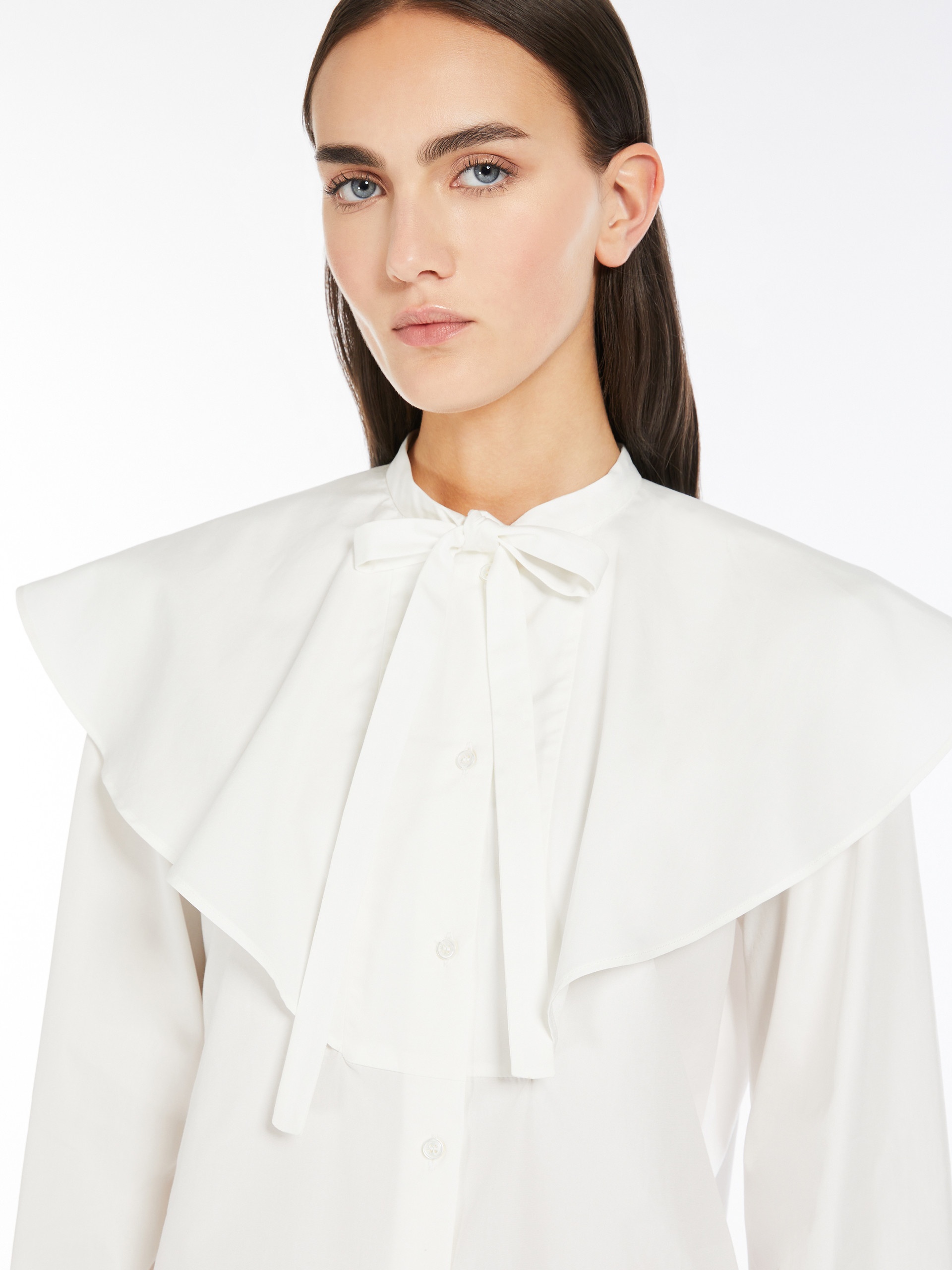 ARSENIO1234 Cotton shirt with cape detail - 6