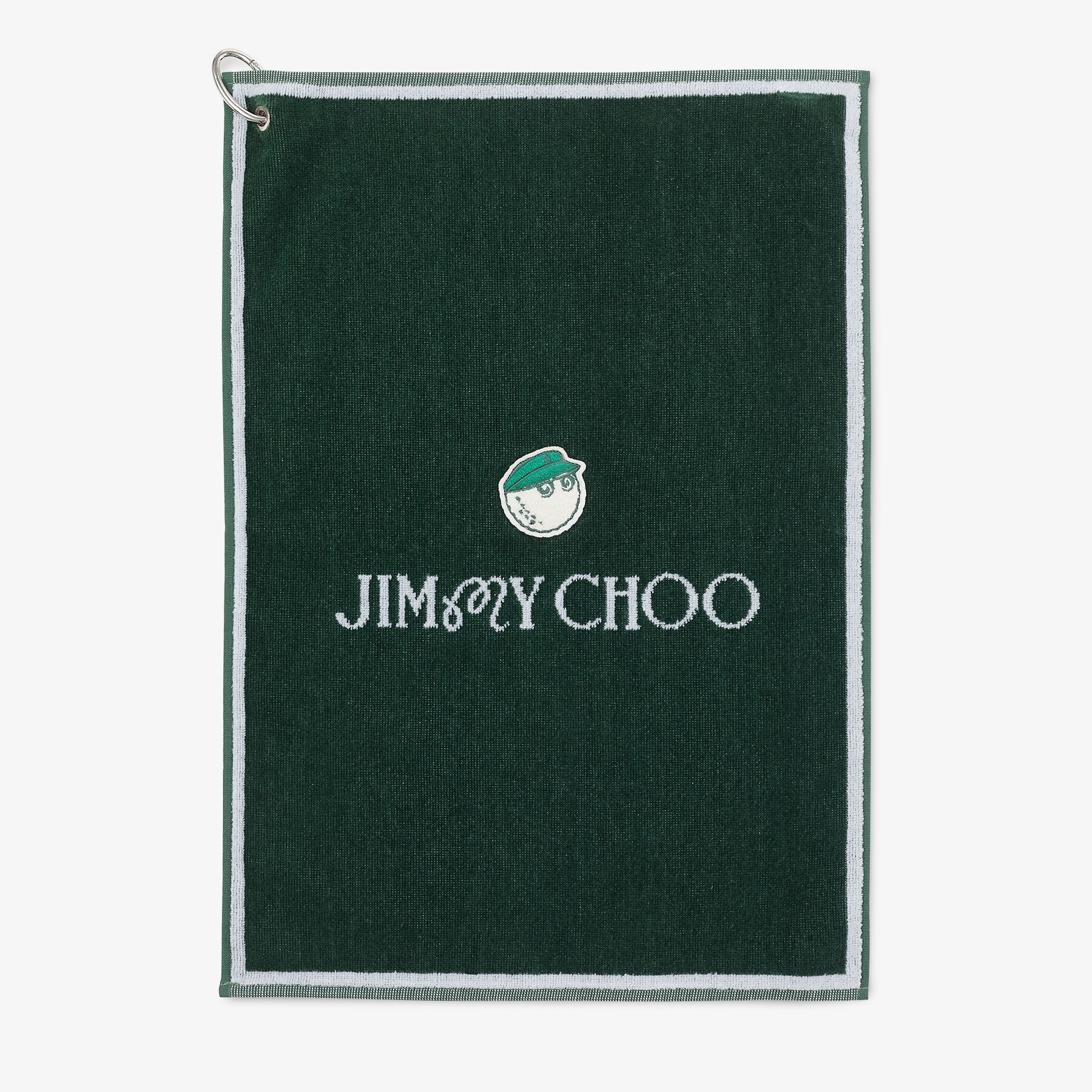 Jimmy Choo / Malbon 2.0 Towel
Malbon Green Embroidered Cotton Towel - 3