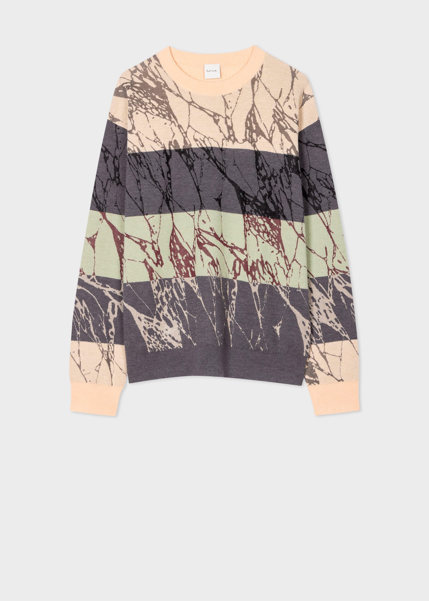 'Assembled Stripe' Sweater - 1