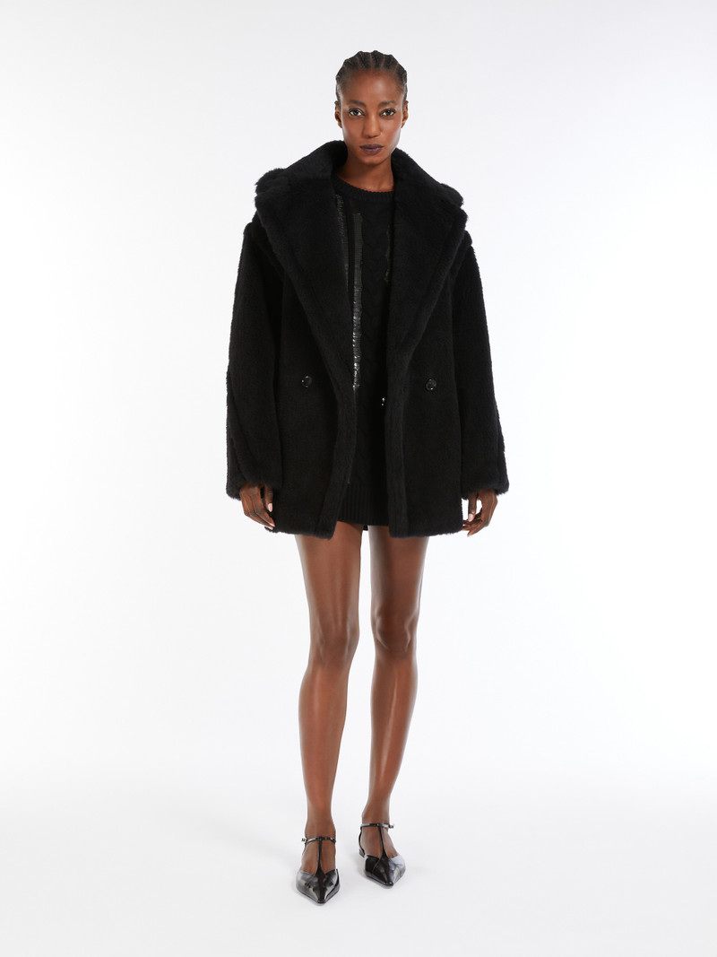 Max Mara FUXIA Short Teddy Bear Icon Coat in alpaca and wool outlook