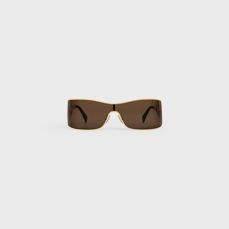 CL40283U Triomphe Metal Racer Sunglasses in Metal - 1