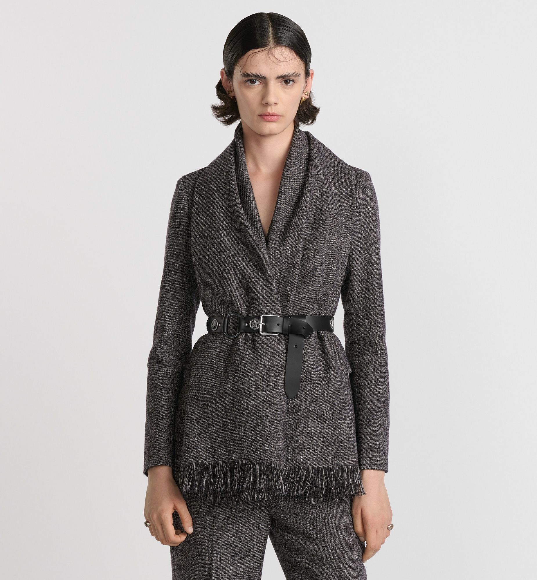 【関税&送料込】Dior Belted Jacket With Removable Scarf Dior Belted Jacket with Removable Scarf | REVERSIBLE