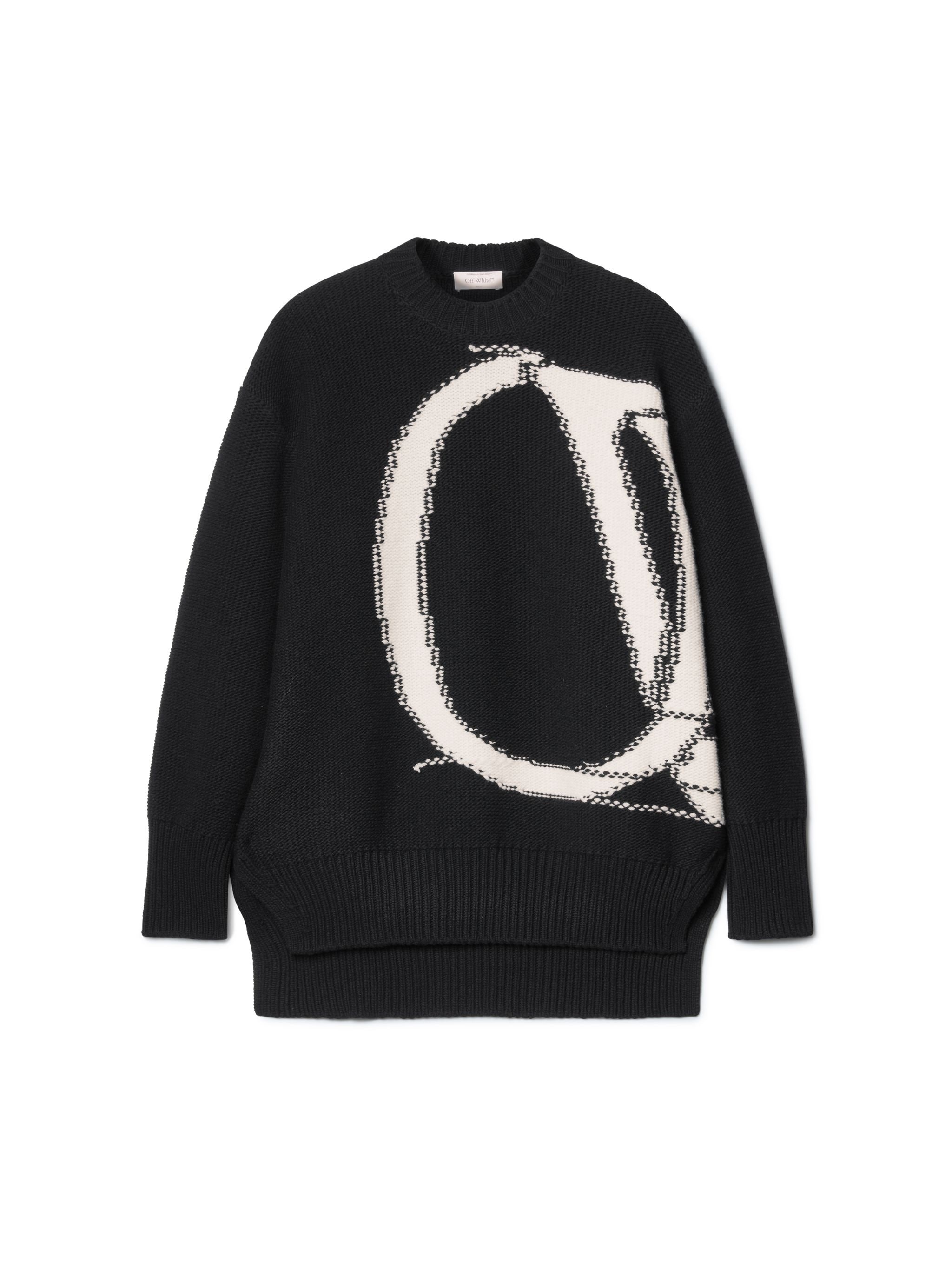 Ow Maxi Logo Crewneck - 1