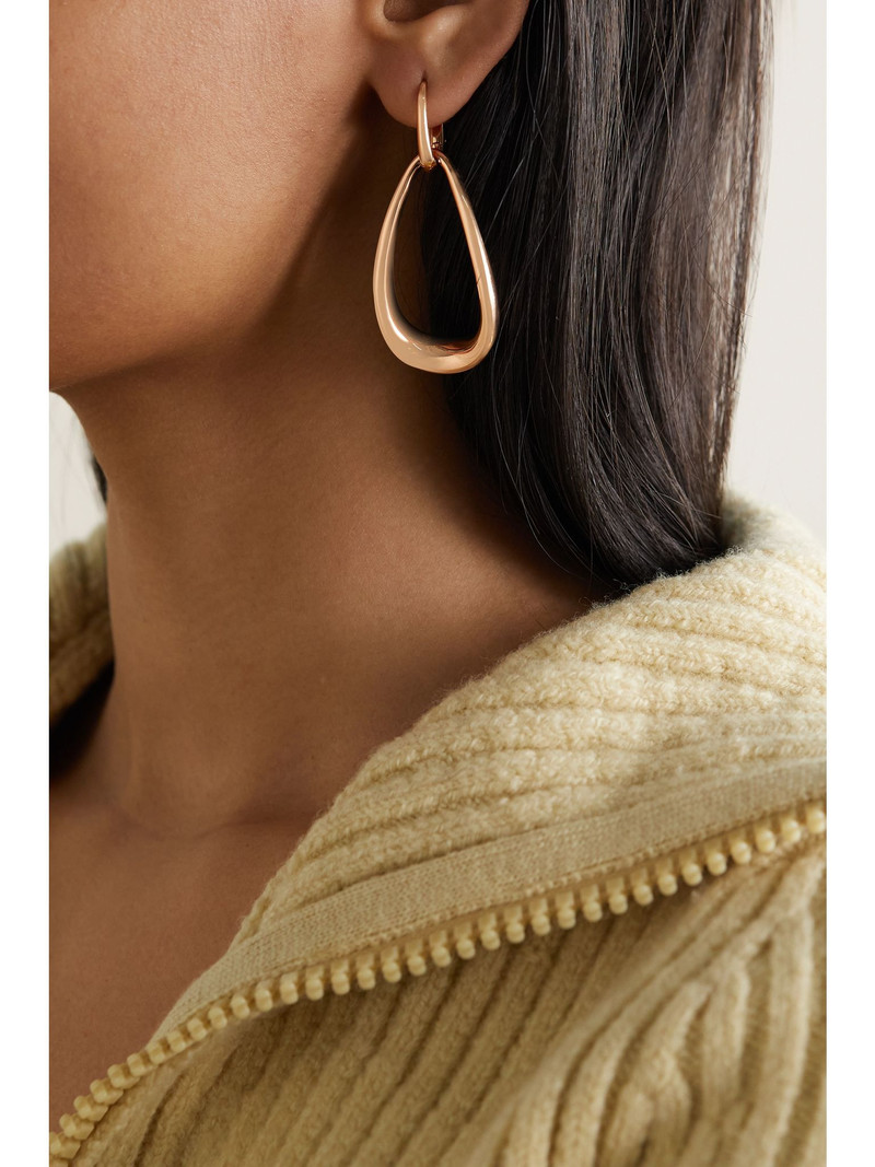 Pomellato Fantina 18-karat rose gold earrings Gold outlook