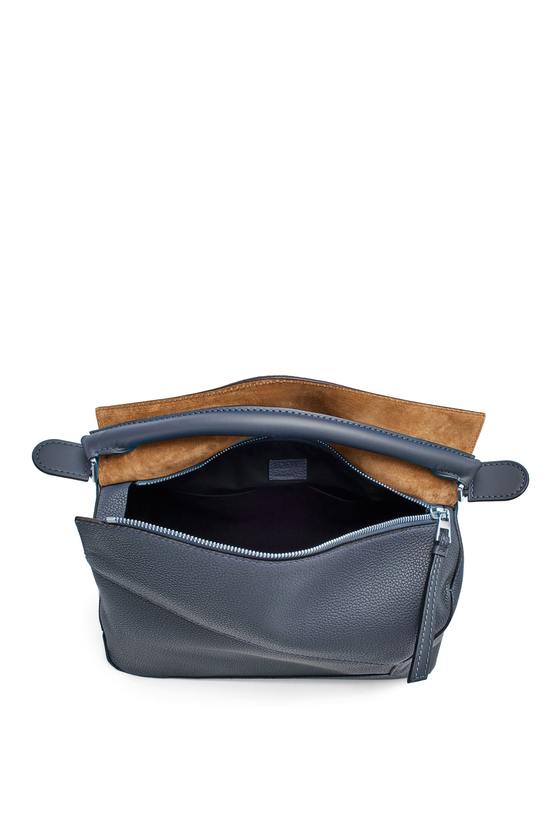 Large Puzzle bag in grained calfskin 5