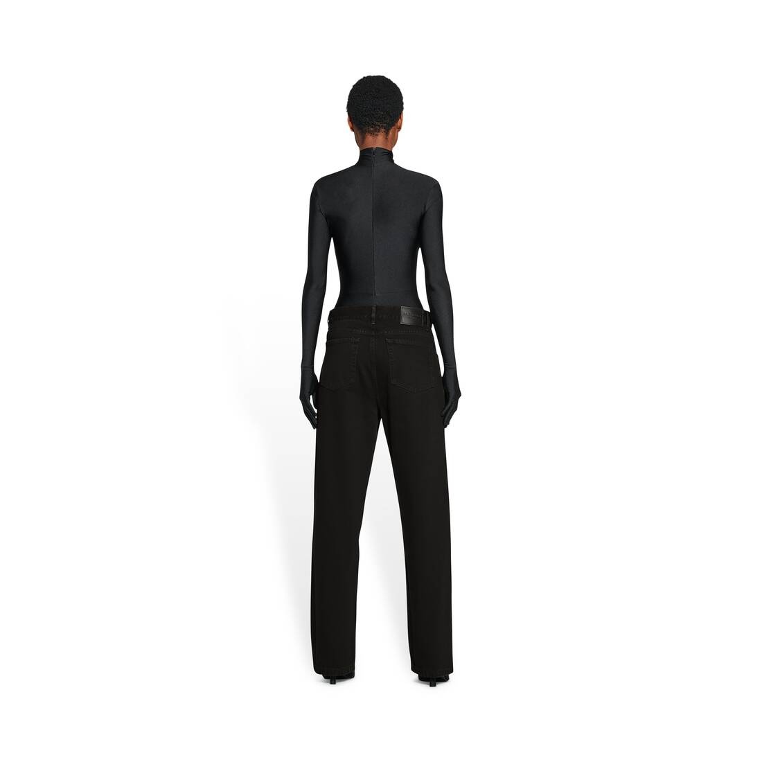 Women's Large Pants in Black - 4
