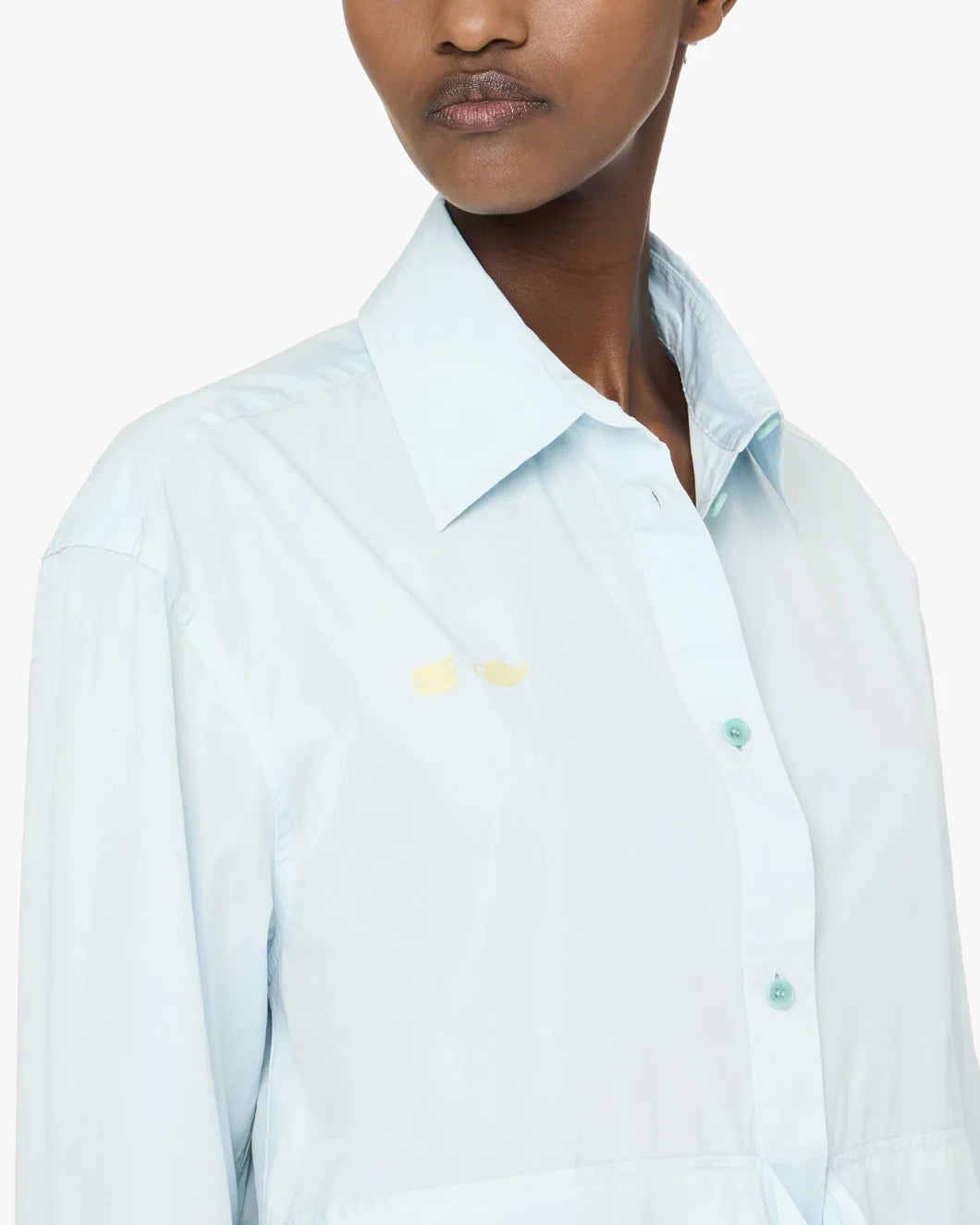 PEPLUM DRAPE SHIRT - 4