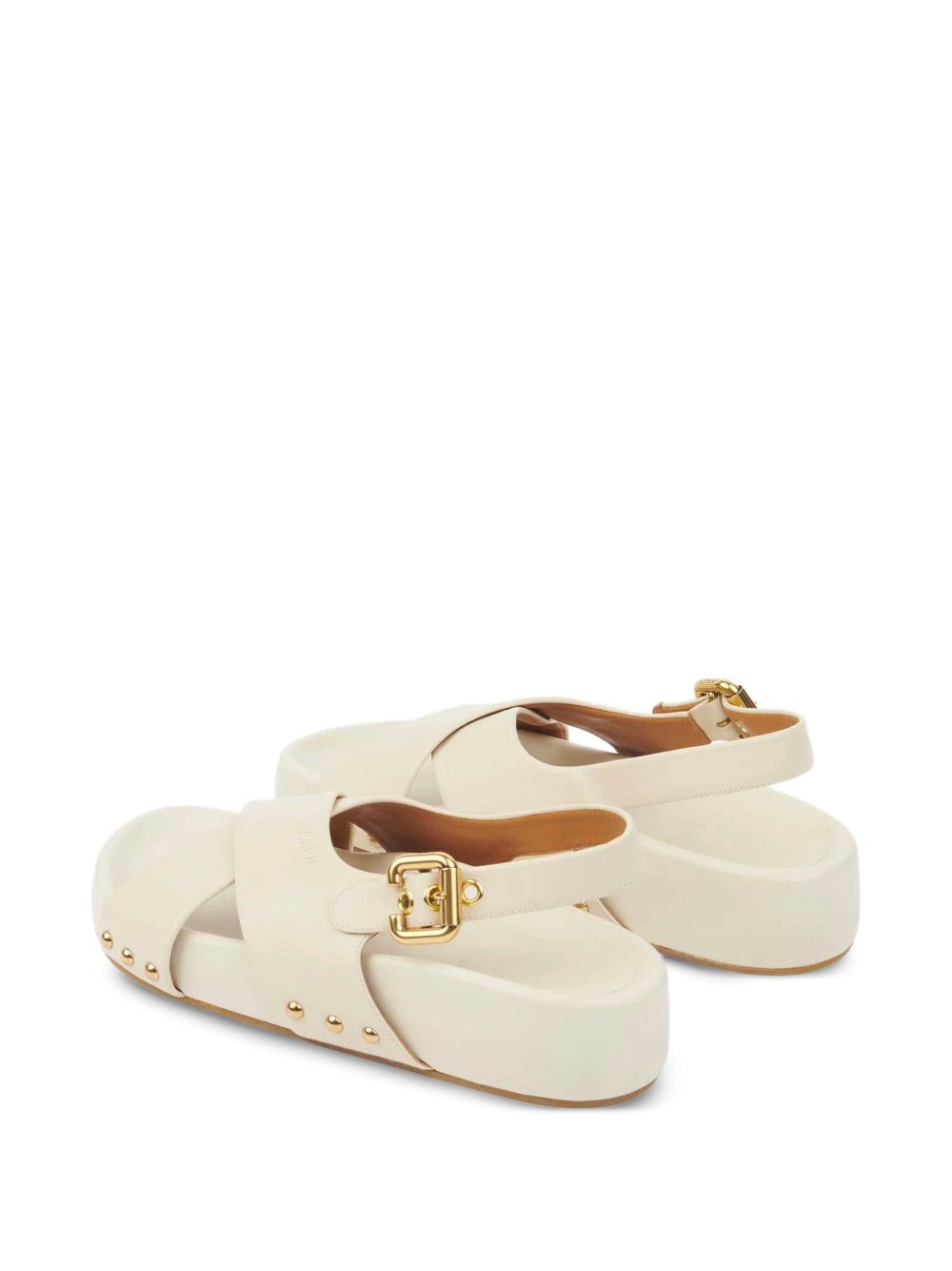 Mae cross-strap studded sandals - 5