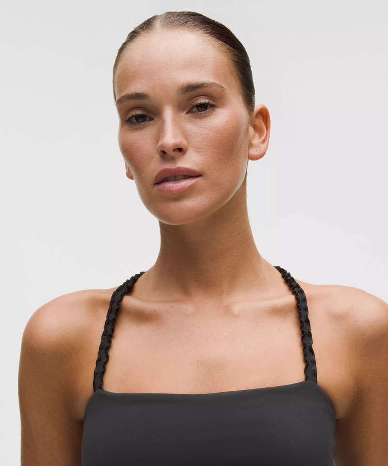 Nulu Ruffle-Trim Cropped Tank Top 4