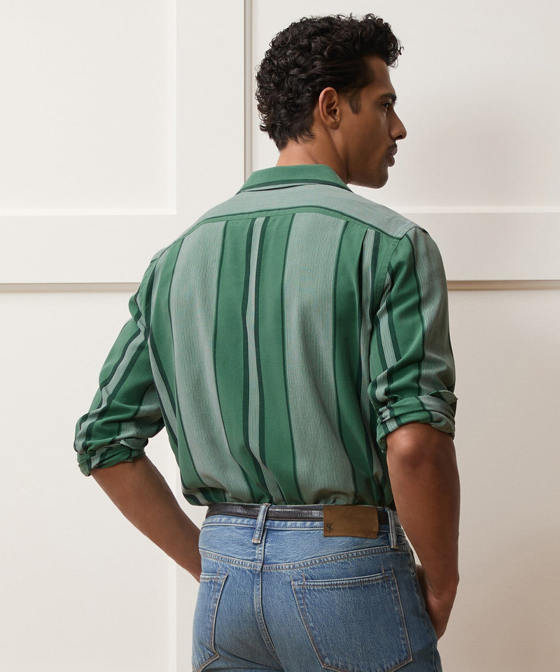 Sand-Washed Silk Studio Shirt 4
