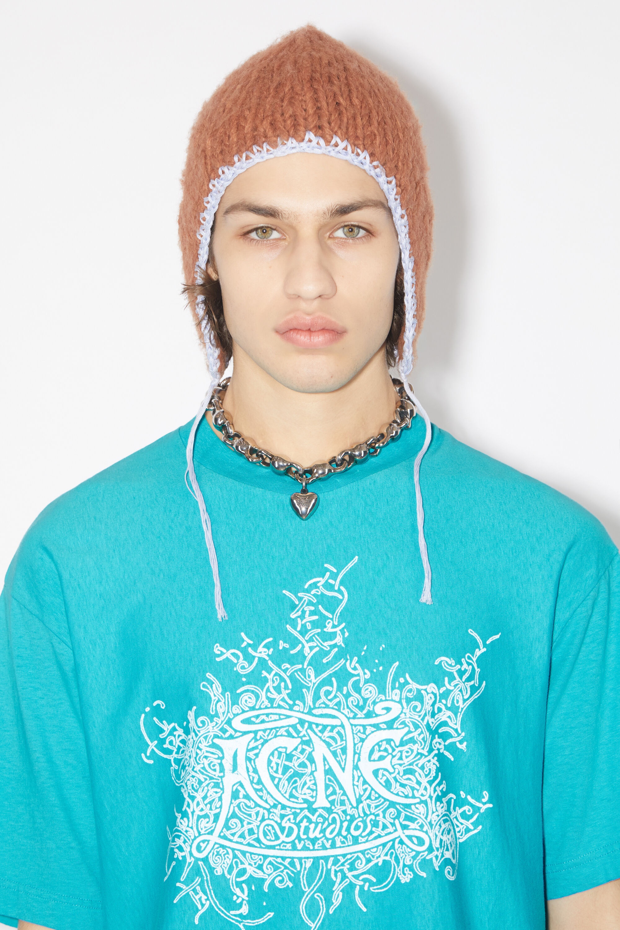 Glow in the dark logo t-shirt - Fluo Blue - 4
