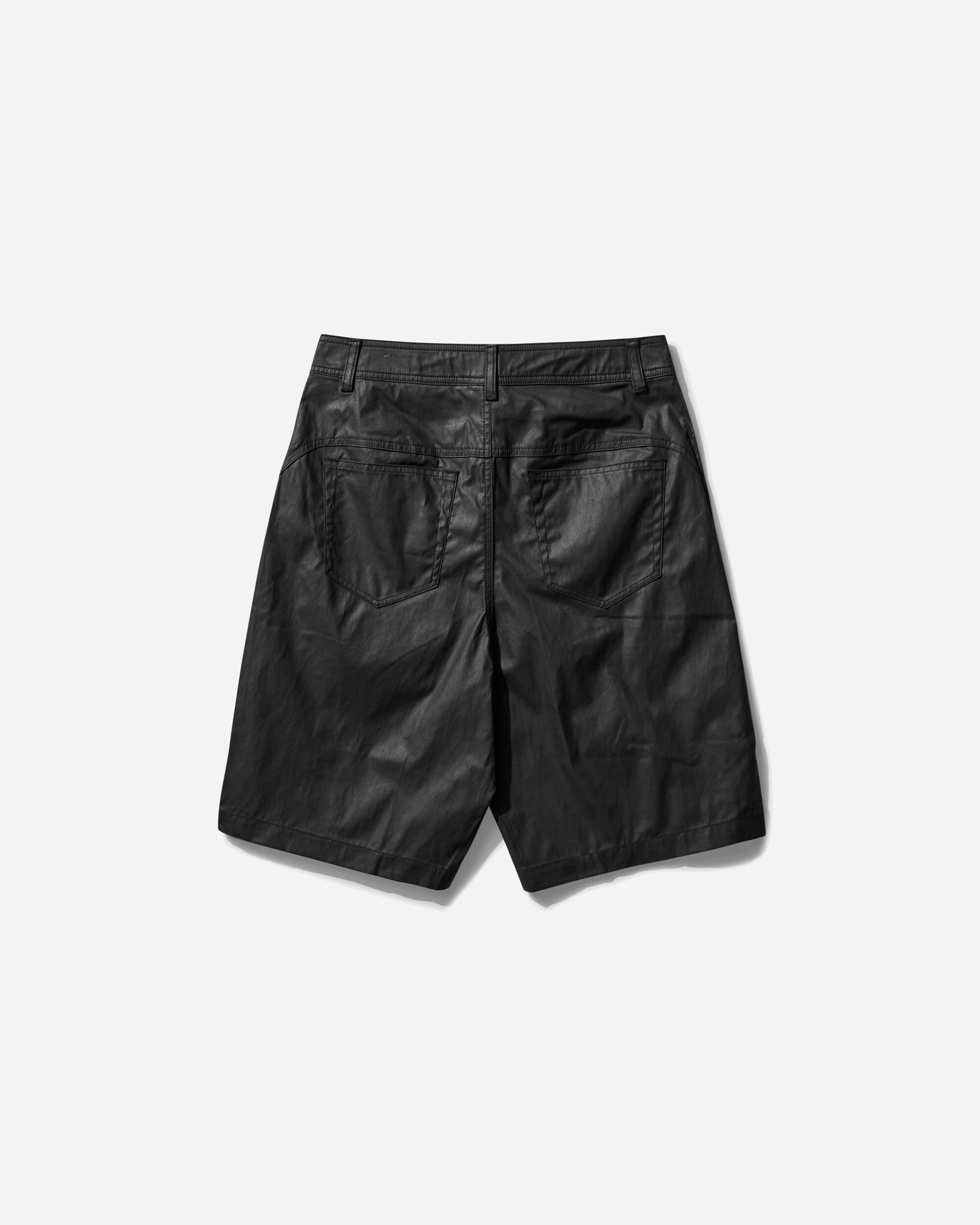 Men's Travis Scott Waxed Shorts Black - 2