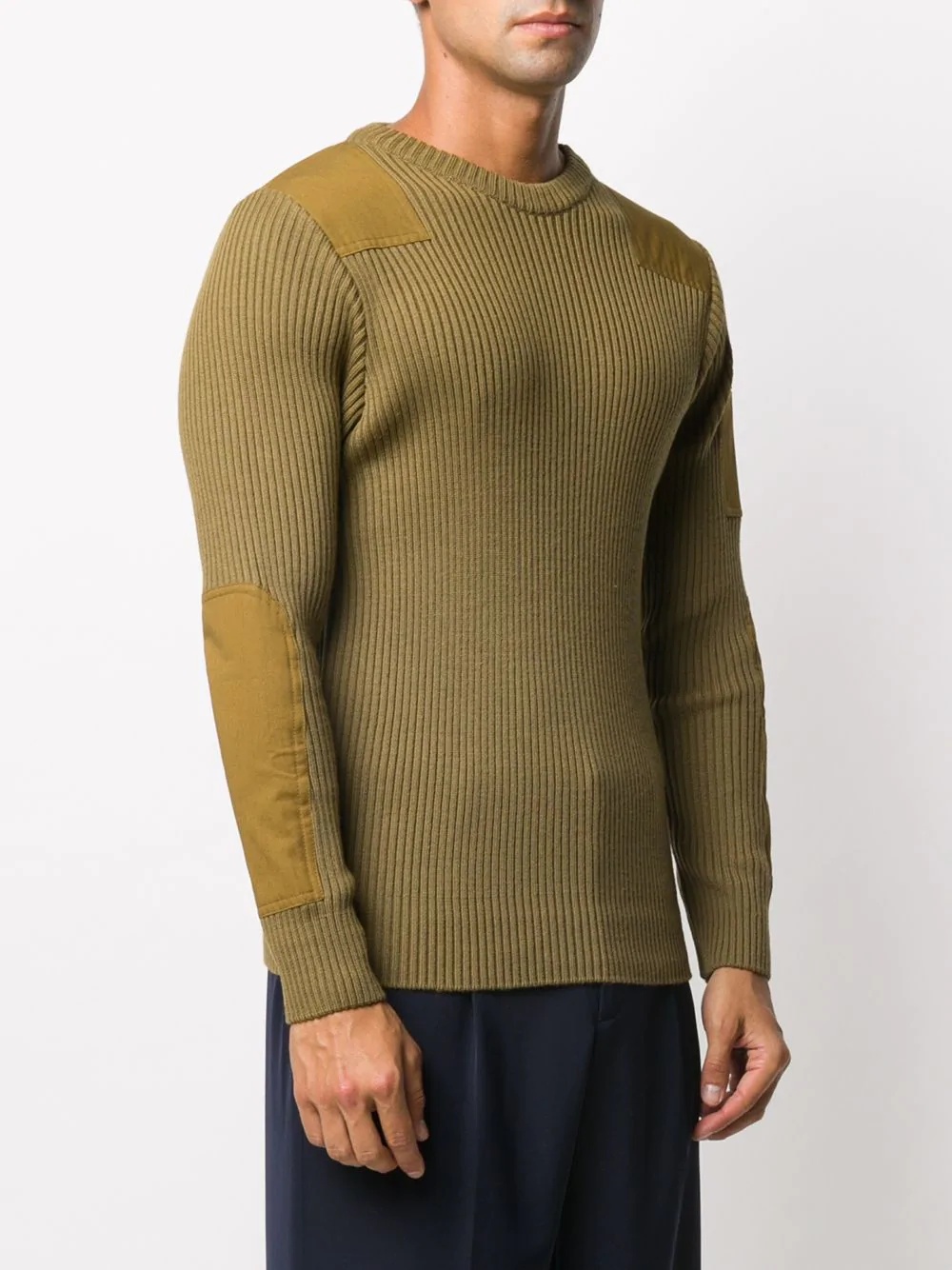 ribbed crew-neck jumper - 3