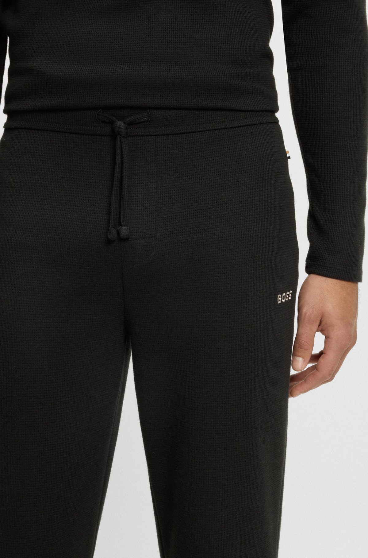 PAJAMA BOTTOMS WITH EMBROIDERED LOGO - 5
