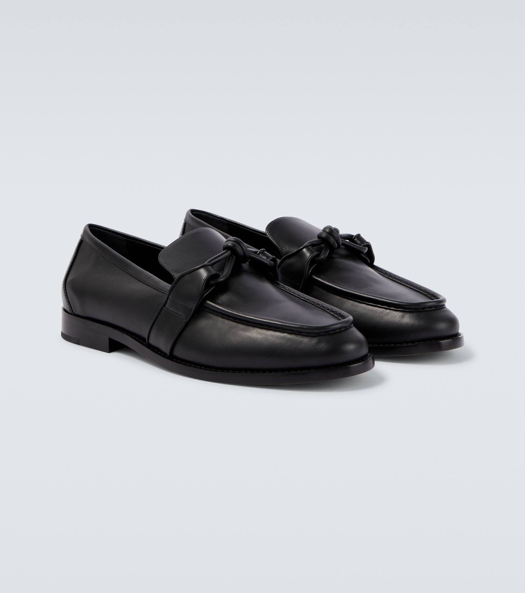 Astaire Knot leather loafers - 5