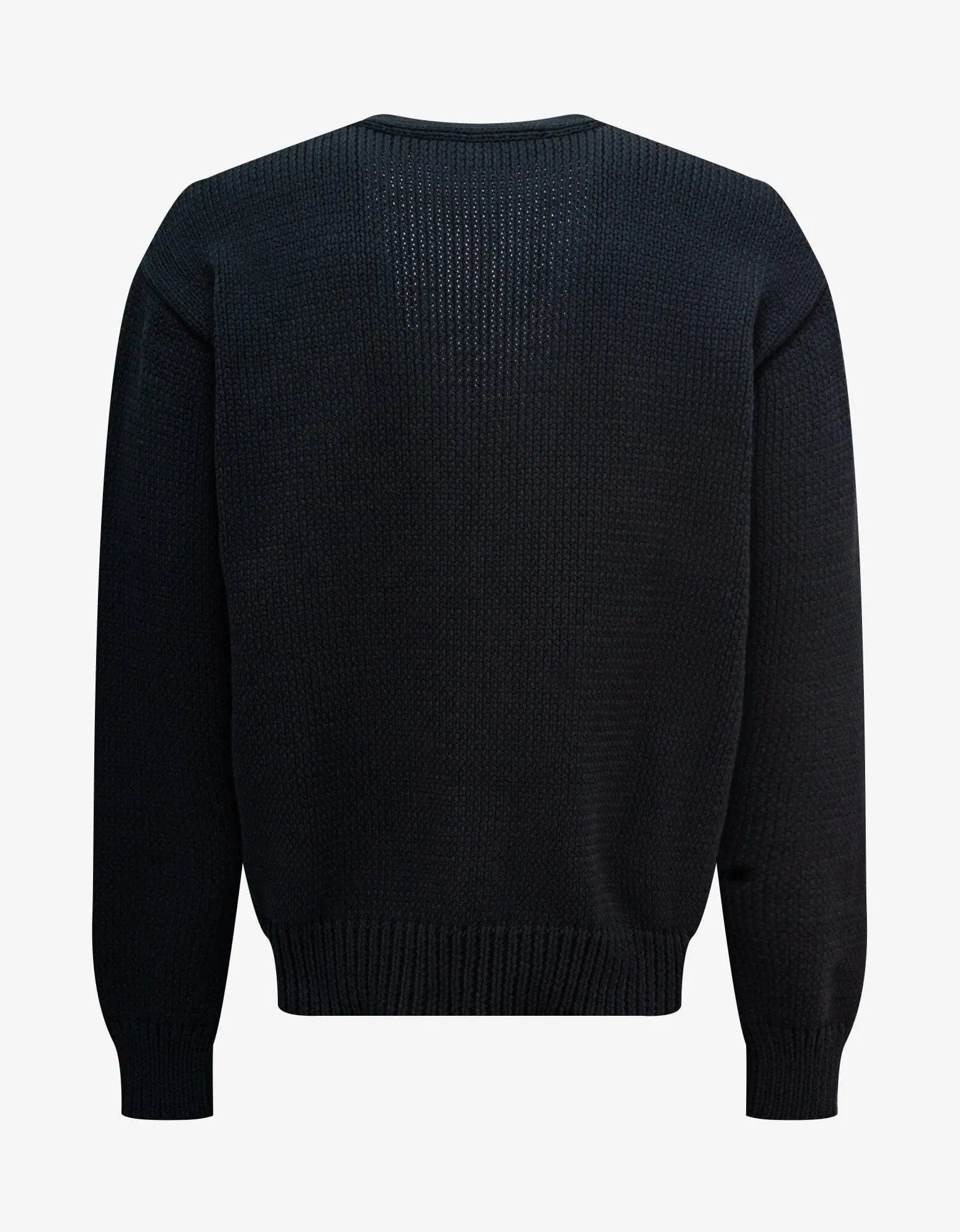 Off-White Black OW Patch Knit Cardigan - 2