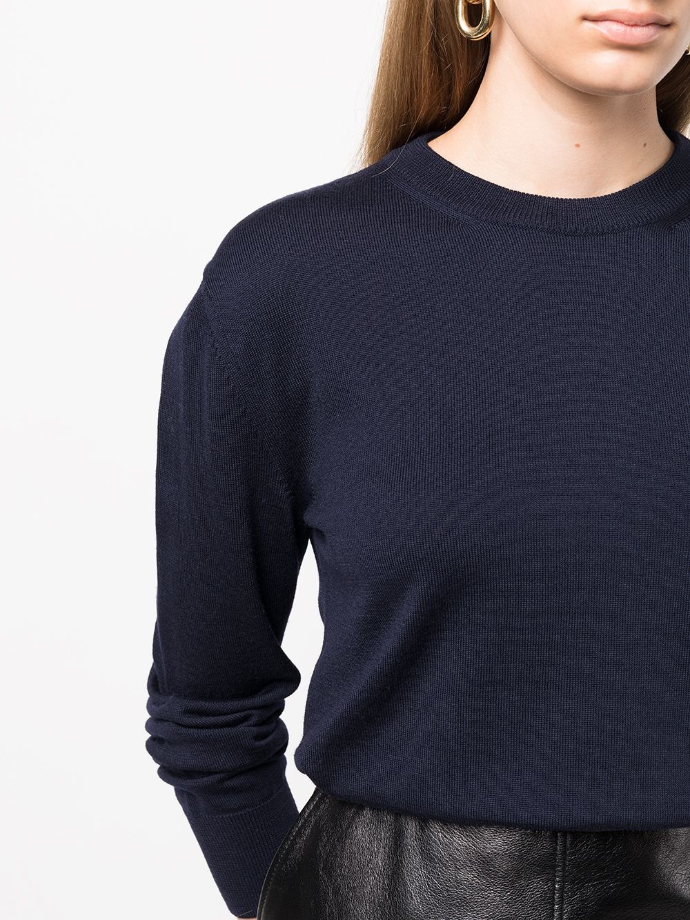 crew-neck merino wool sweater - 5