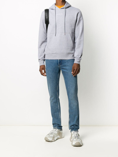 Sandro logo-embroidered hoodie outlook