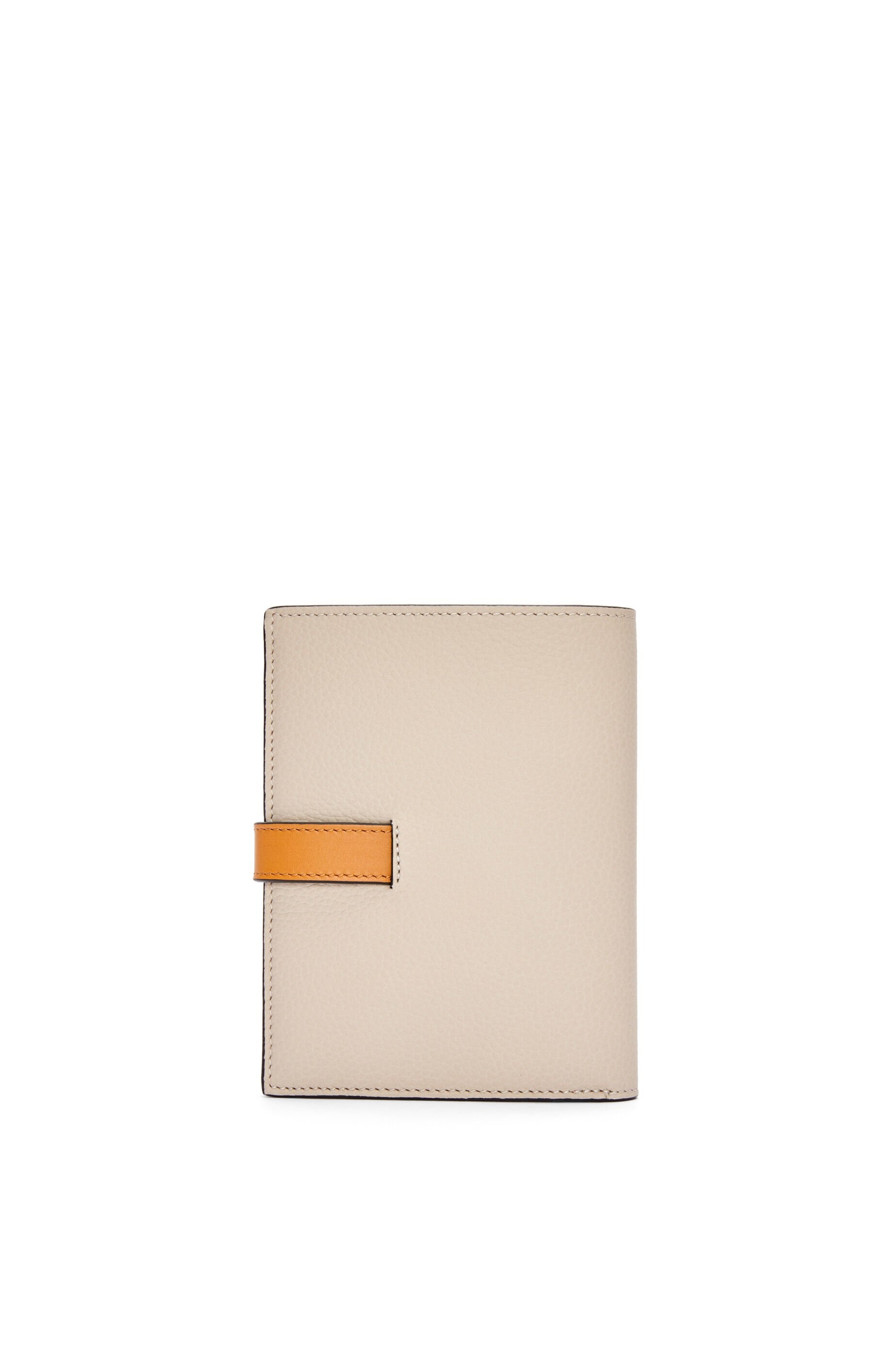Medium vertical wallet in soft grained calfskin - 6