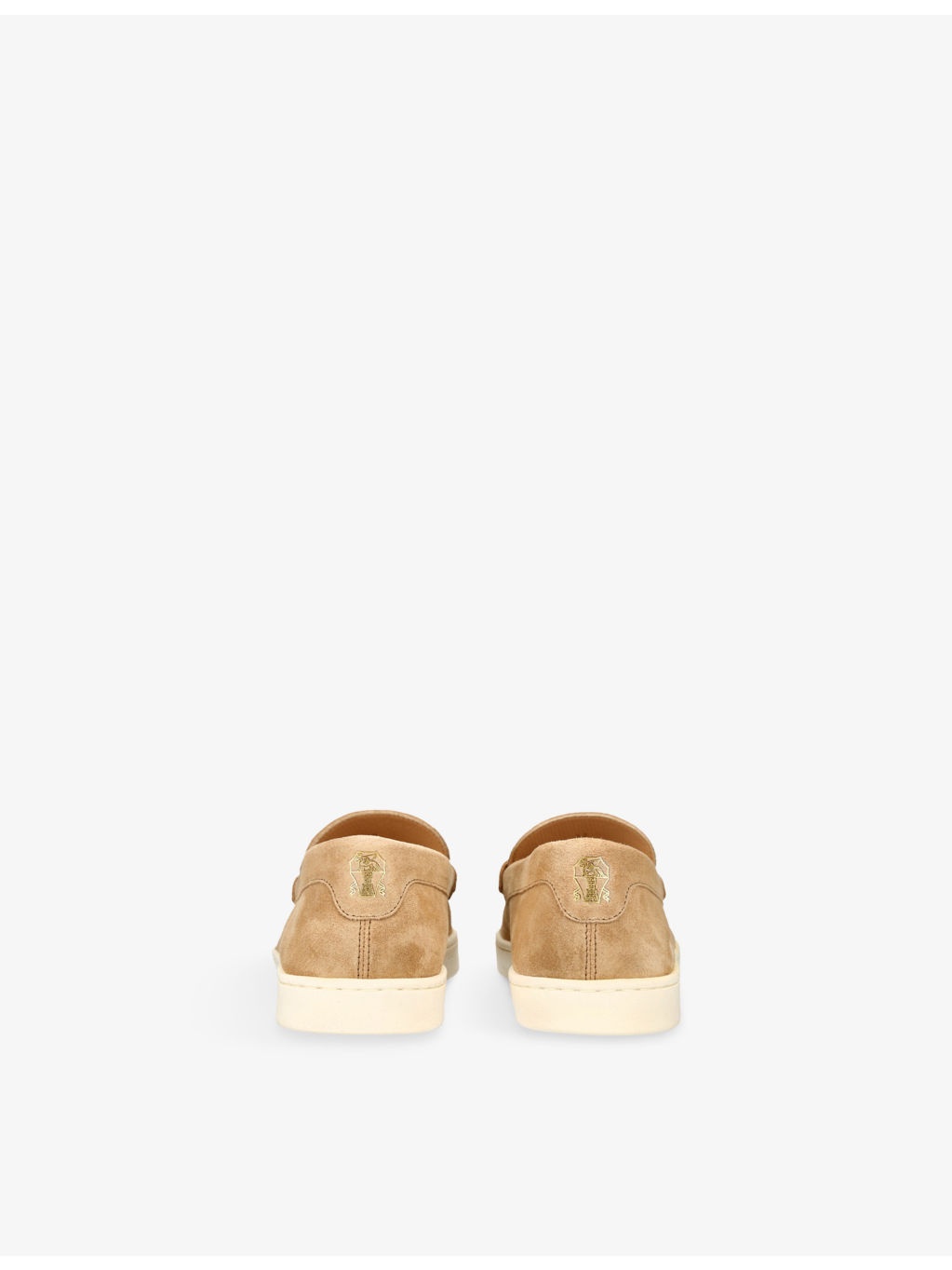 Hybrid Logo-Embroidered Suede Loafers - 4