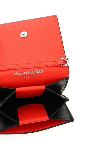 Alexander McQueen 'MCQUEEN GRAFFITI' CARDHOLDER WITH CHAIN outlook