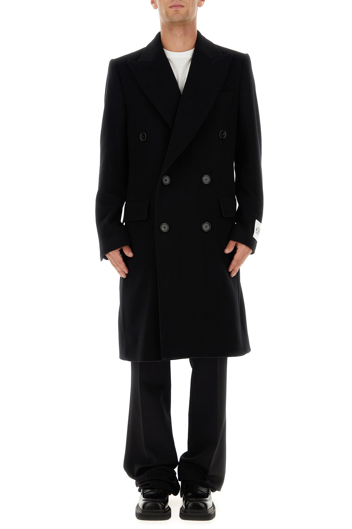 Black wool pant - 6