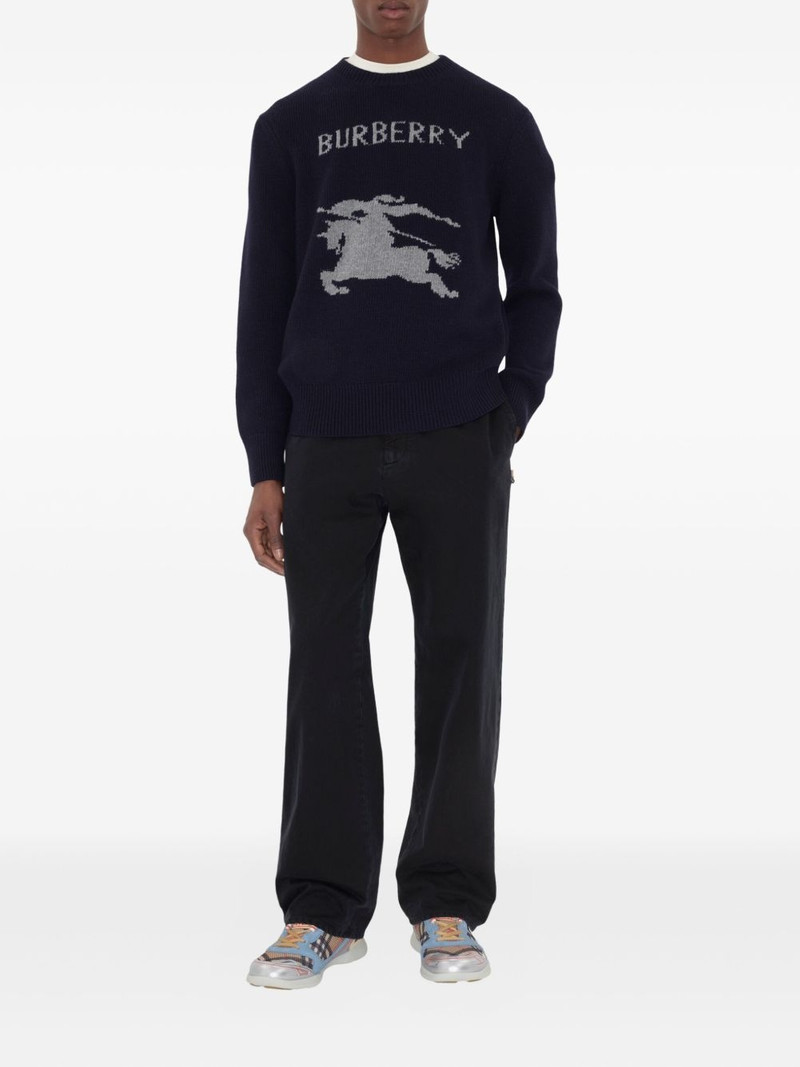 Burberry Equestrian Knight-motif sweater outlook