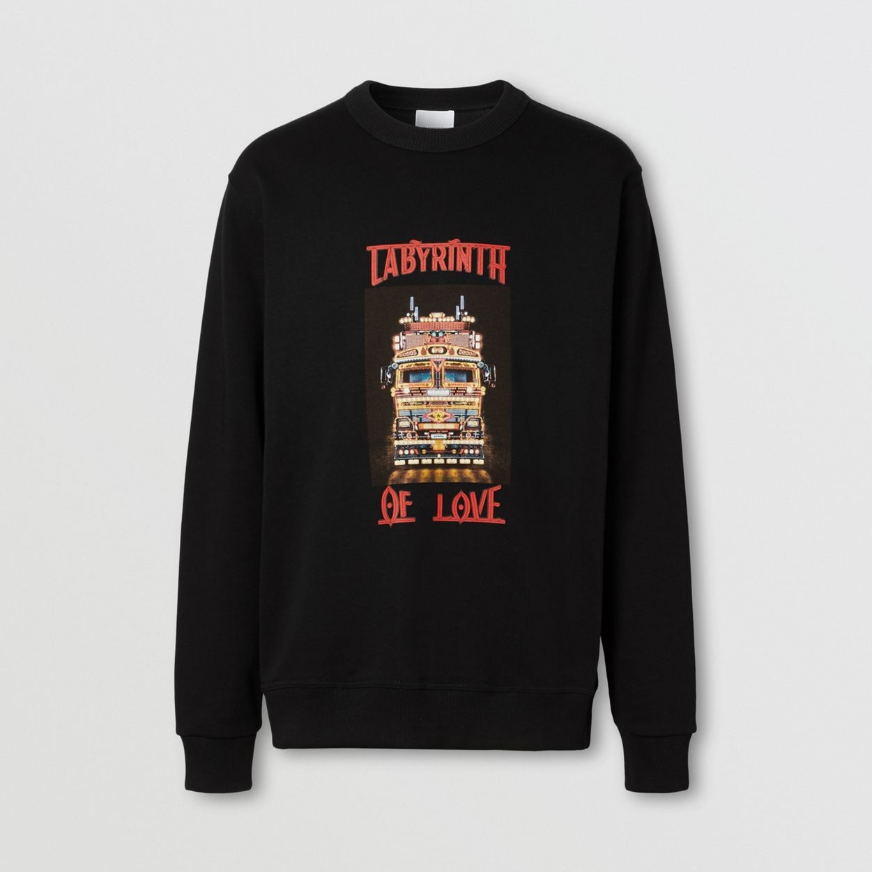 Slogan Print Cotton Sweatshirt - 1