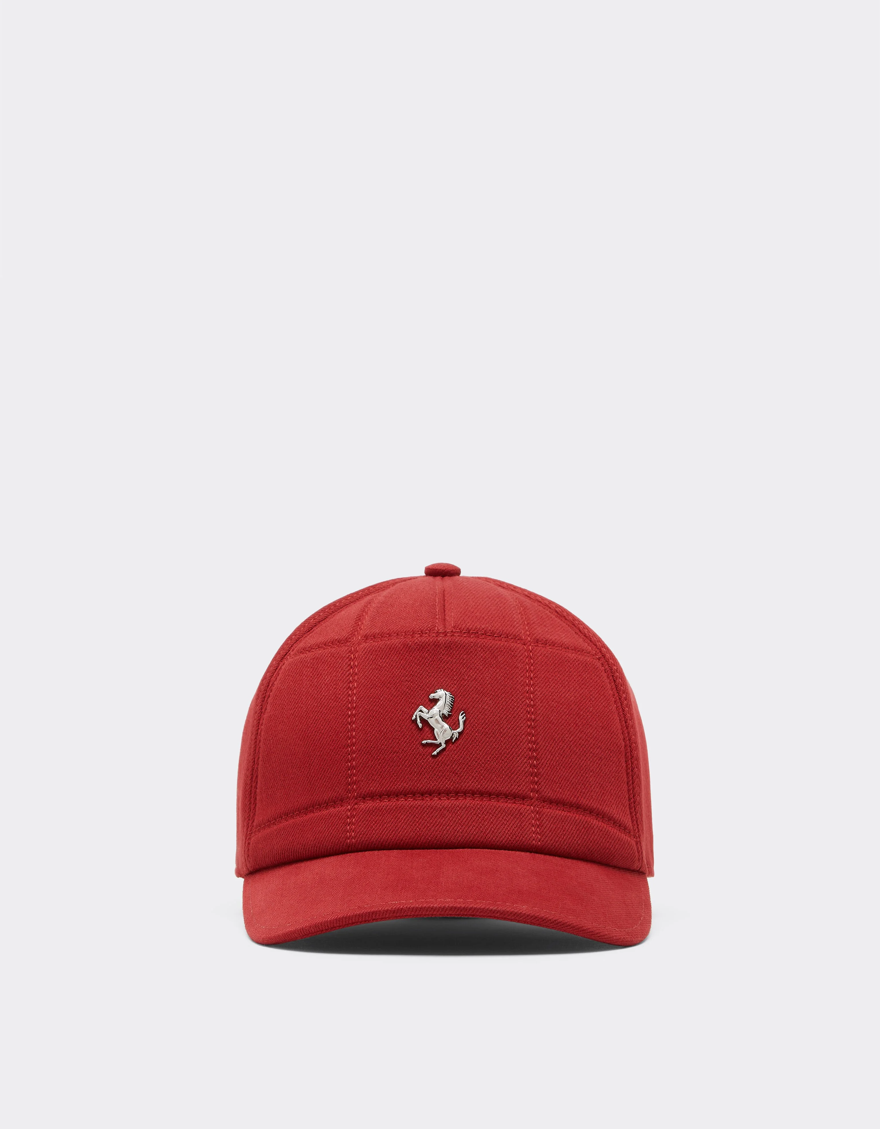 Cotton baseball cap with Prancing Horse - 1