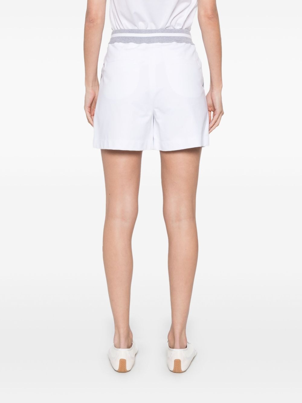logo-patch track shorts - 4