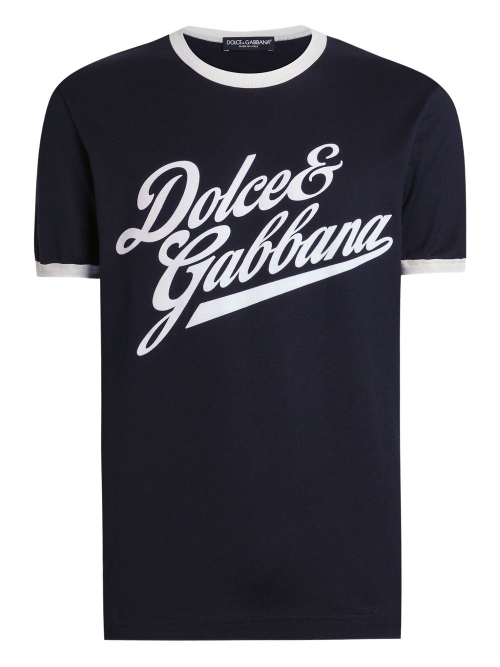 logo-print crew-neck T-shirt - 1