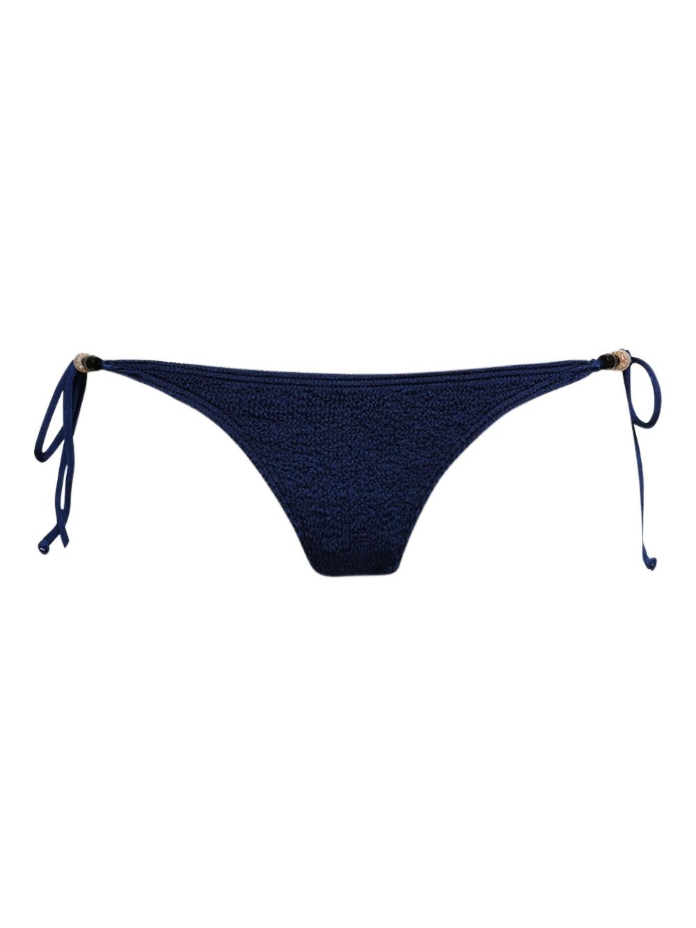 Vista tie-side textured bikini bottom - 1