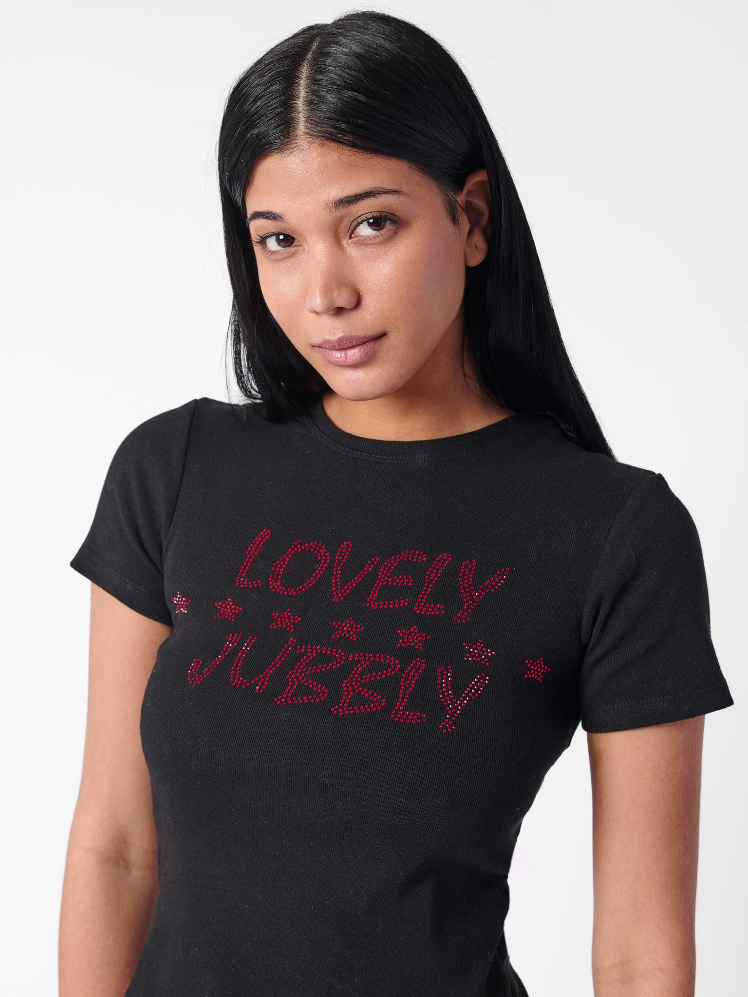 LOVELY JUBBLY TEE BLACK - 3