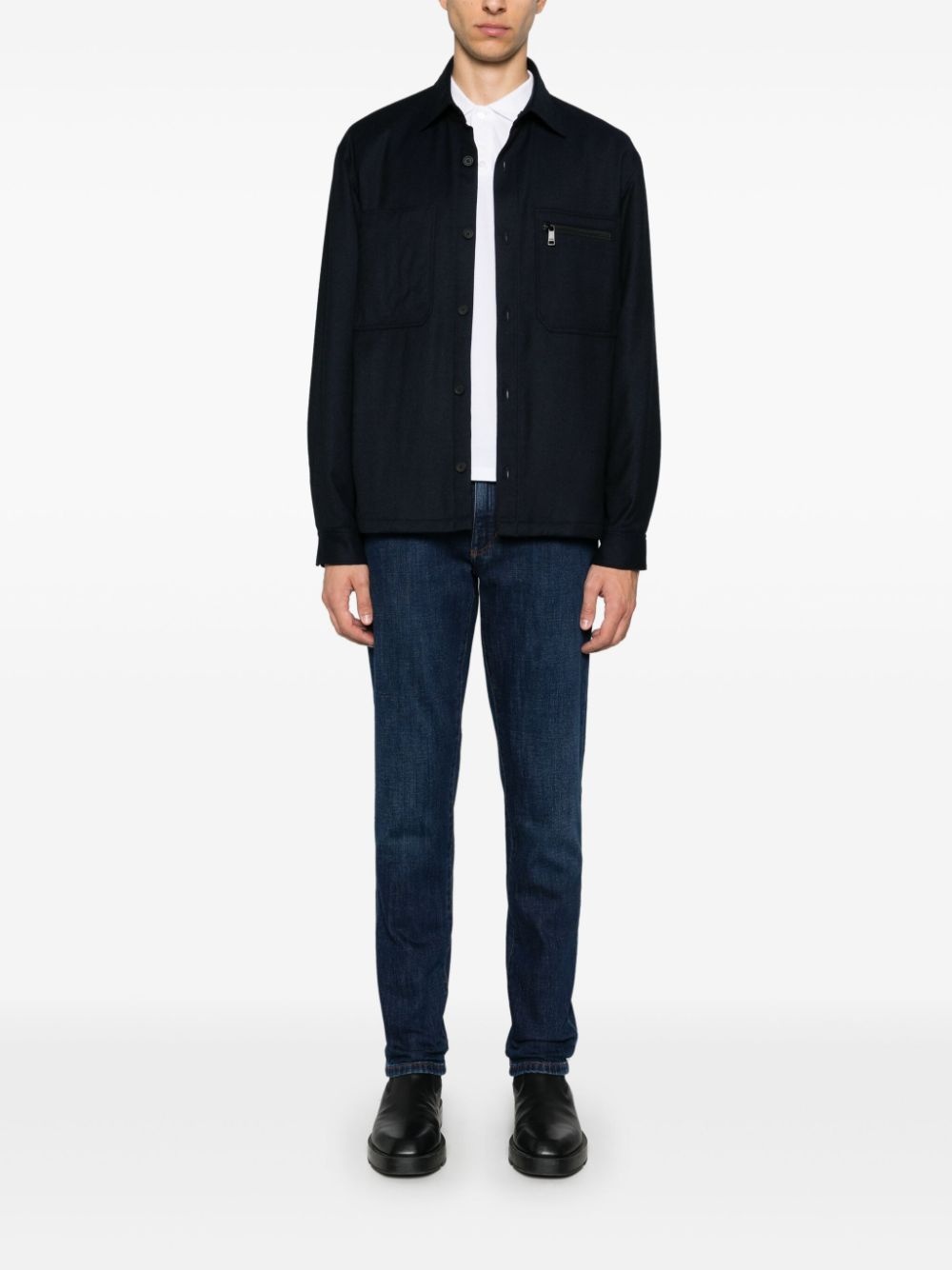 slim-cut jeans - 2