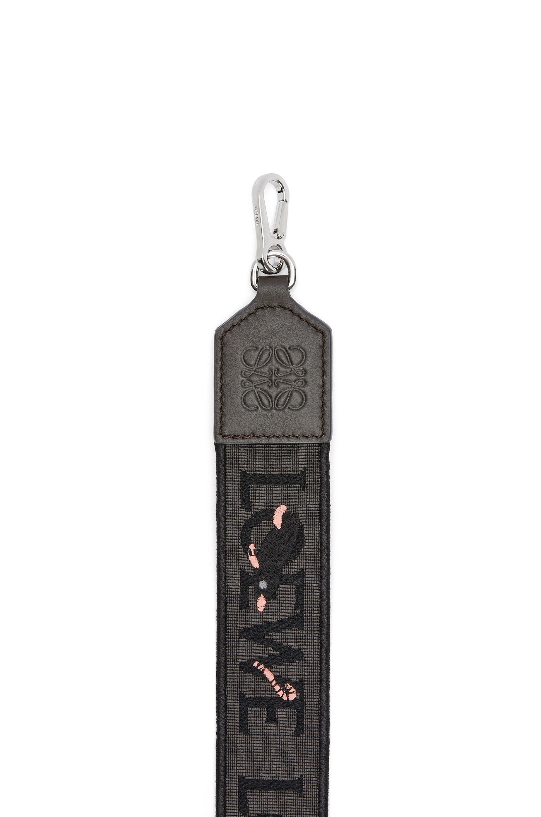 Mandragora Anagram strap in jacquard and calfskin - 2