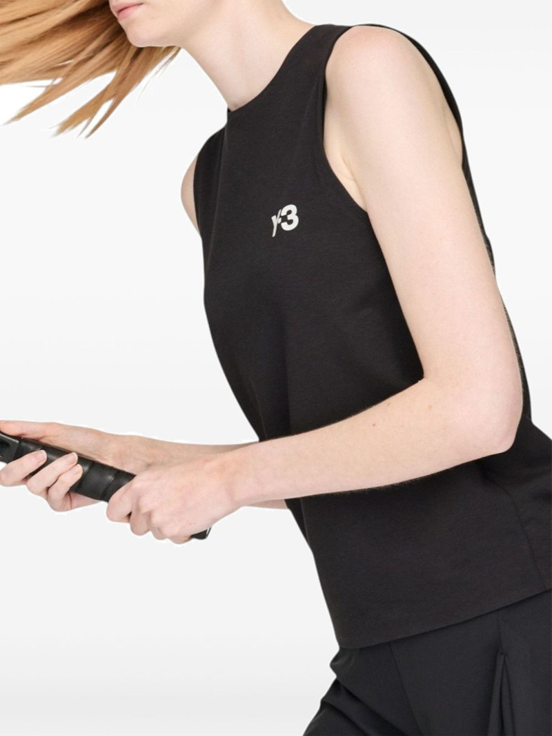 Y-3 cut-out back tank top outlook