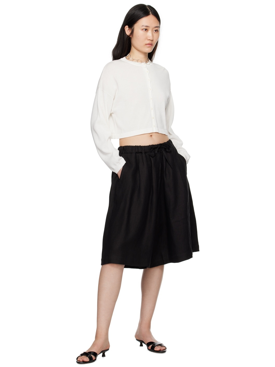 Black Maxi Shorts - 4