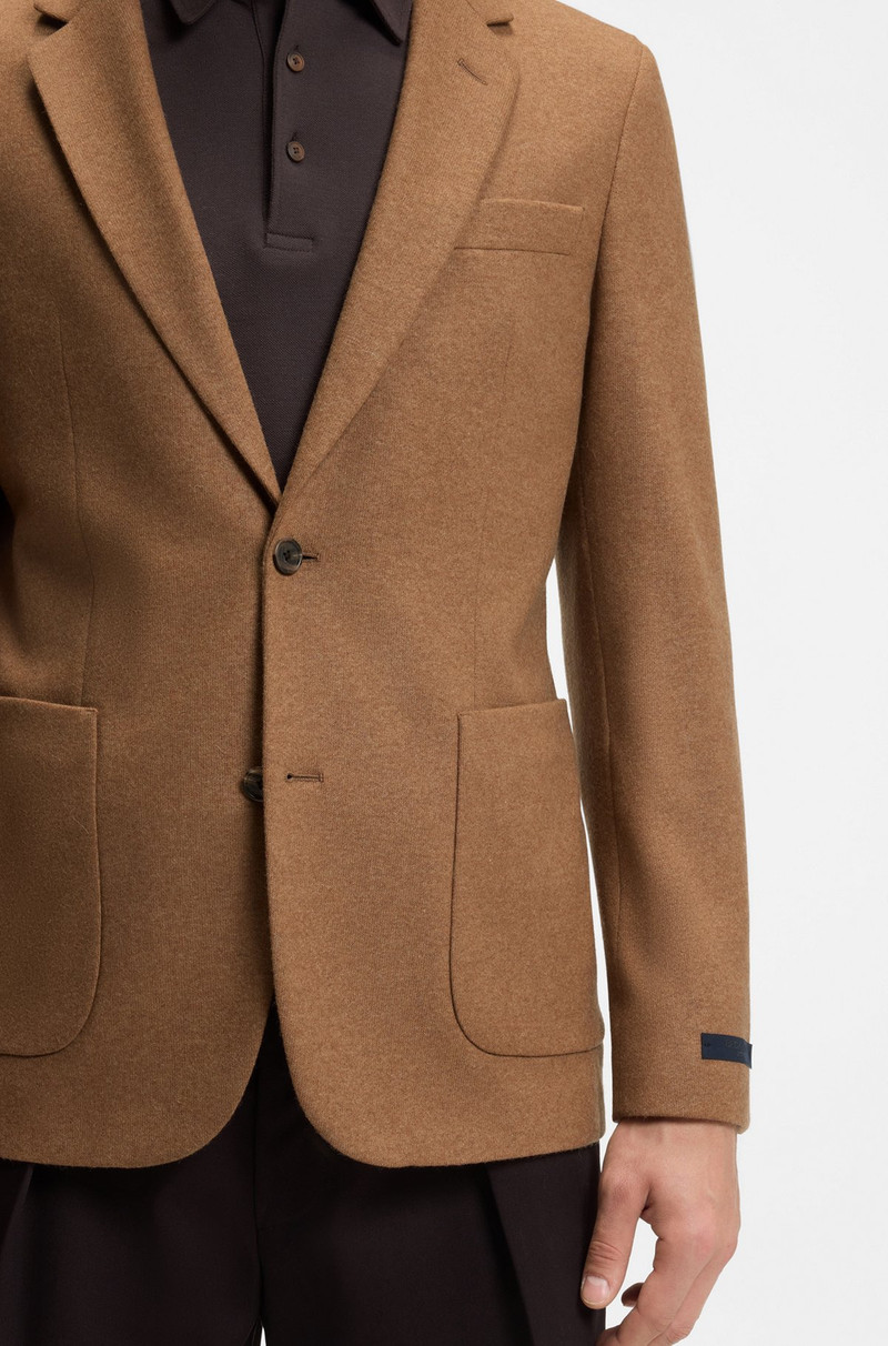 BECKHAM X BOSS SLIM-FIT BLAZER IN WOOL WITH CASHMERE 6