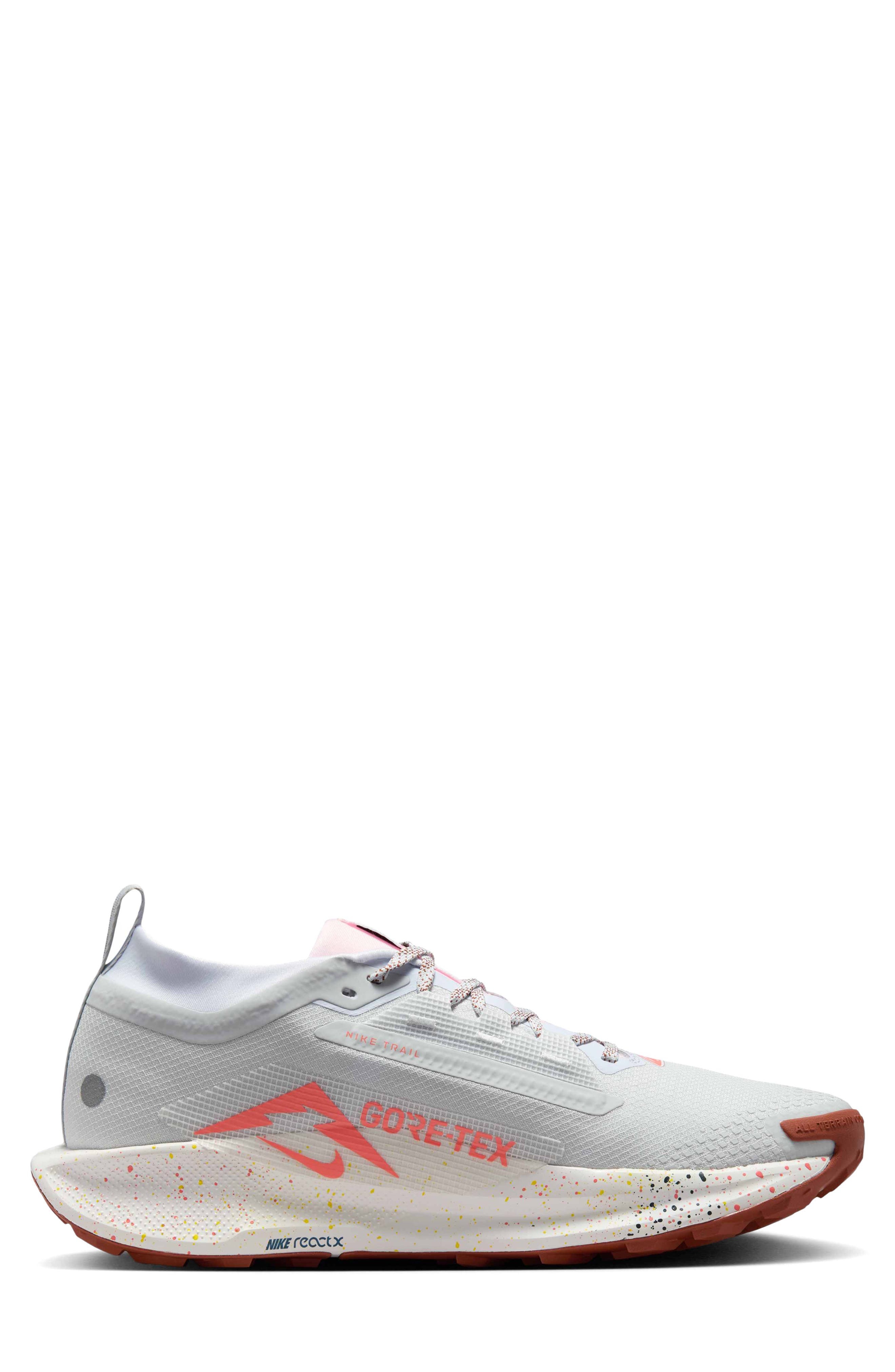 Nike Pegasus Trail 5 Gore-Tex® Waterproof Running Shoe in Pure Platinum/Football Grey at Nordstrom - 6