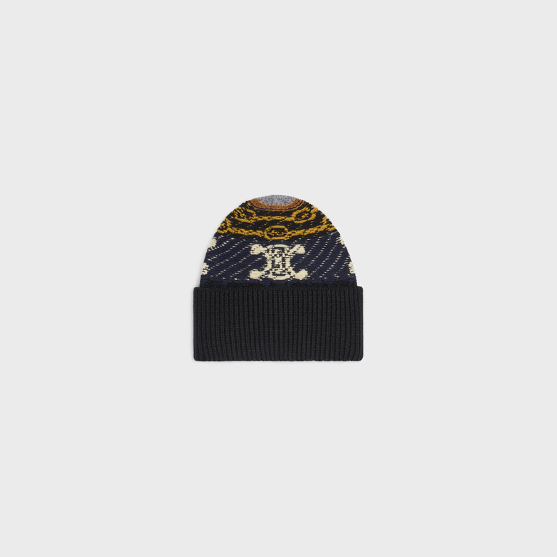 beanie IN jacquard cashmere 1