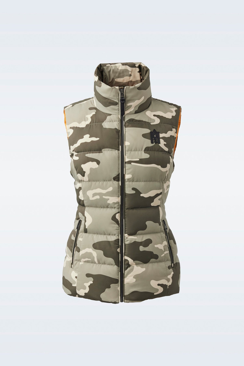 GISELA Agile-360 light down vest with stand collar 1