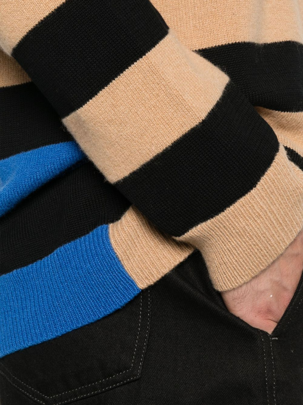 striped wool sweater - 5