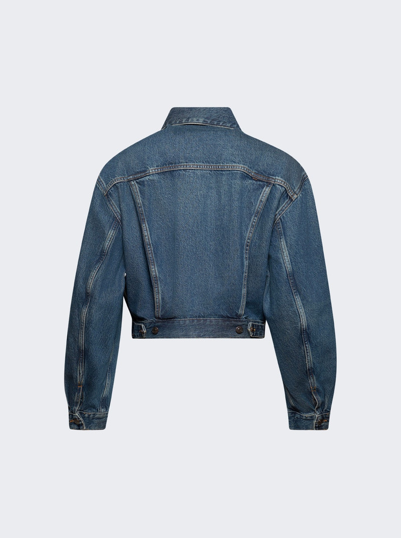 FRAME The Curve Jacket Formula Blue outlook